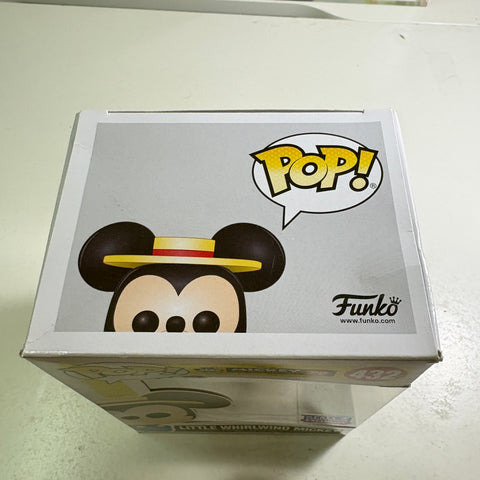 BOX FLAWS VIEW PHOTOS Little Whirlwind Mickey Mouse - Disney Funko Pop 432 Vinyl Figure (11.4 Cm L × 8.9 Cm W × 15.9 Cm H)