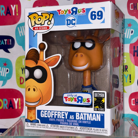 BOX FLAWS VIEW PHOTOS Geoffrey as Batman Funko Pop 69 Vinyl Figure