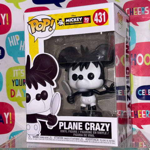 Pane Crazy Mickey Mouse - Disney Funko Pop 431 Vinyl Figure (11.4 Cm L × 8.9 Cm W × 15.9 Cm H)