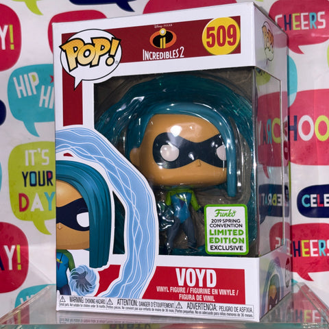 Voyd - The Incredibles Disney Funko Pop 509 Vinyl Figure (11.4 Cm L × 8.9 Cm W × 15.9 Cm H)