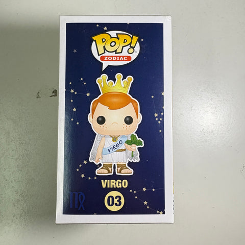 BOX FLAWS VIEW PHOTOS Freddy Funko Virgo Funko Pop 03 Vinyl Figure Exclusive
