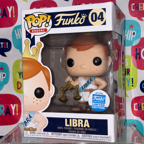 BOX FLAWS VIEW PHOTOS Freddy Funko Libra Funko Pop 04 Vinyl Figure Exclusive (Copy)