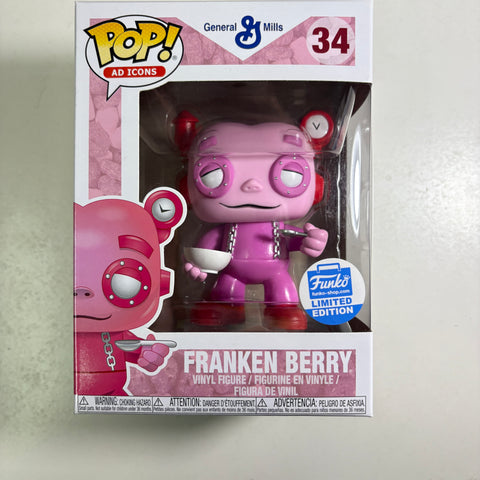 Franken Berry Funko Pop 34 Vinyl Figure Exclusive