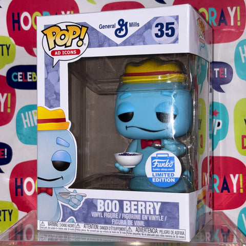 BOX FLAWS VIEW PHOTOS Boo Berry Funko Pop 35 Vinyl Figure Exclusive