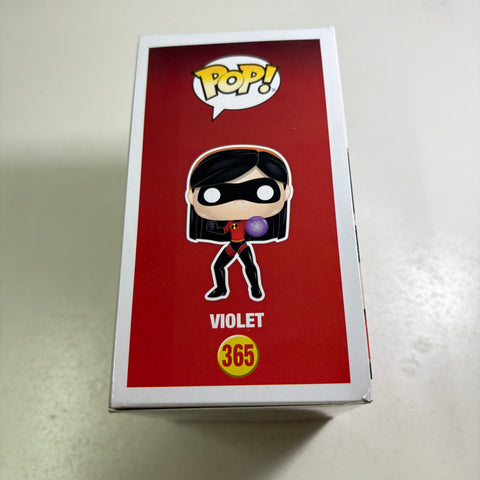 BOX FLAW VIEW PHOTOS Violet CHASE INVISIBLE - The Incredibles Disney Funko Pop Vinyl Figure (11.4 Cm L × 8.9 Cm W × 15.9 Cm H)