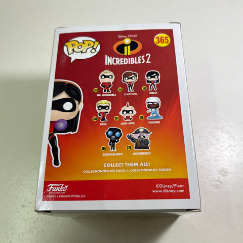 BOX FLAW VIEW PHOTOS Violet CHASE INVISIBLE - The Incredibles Disney Funko Pop Vinyl Figure (11.4 Cm L × 8.9 Cm W × 15.9 Cm H)