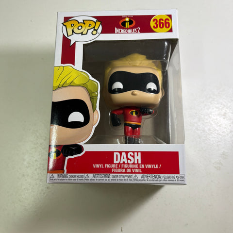 Dash - The Incredibles Disney Funko Pop 366 Vinyl Figure (11.4 Cm L × 8.9 Cm W × 15.9 Cm H)