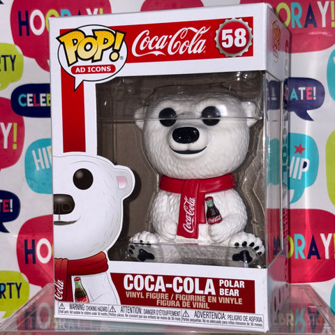 Coca-cola Polar Bear Funko Pop AD ICONS 58 Vinyl Figure