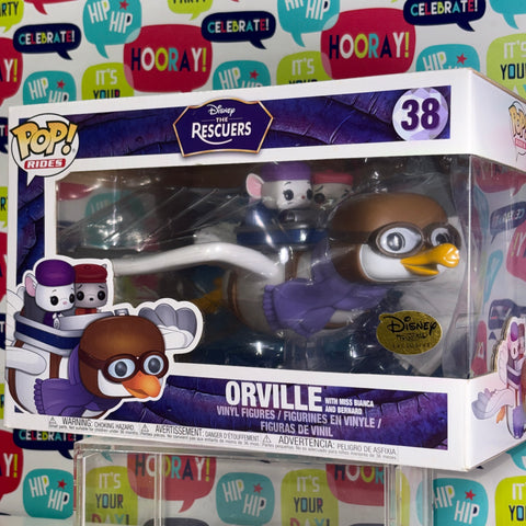 Orville with Miss Bianca & Bernard - The Rescuers Disney Funko Pop 38 Vinyl Figure (33.0 Cm L × 12.1 Cm W × 20.3 Cm H)