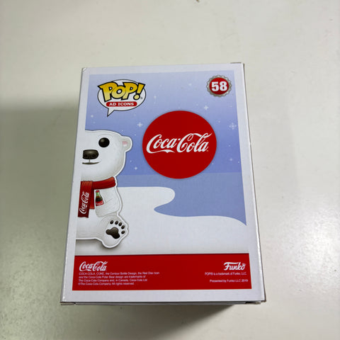 Coca-cola Polar Bear Funko Pop AD ICONS 58 Vinyl Figure