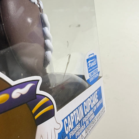 BOX FLAWS VIEW PHOTOS Captain Cupcake Funko Pop AD ICONS 66 Vinyl Figure