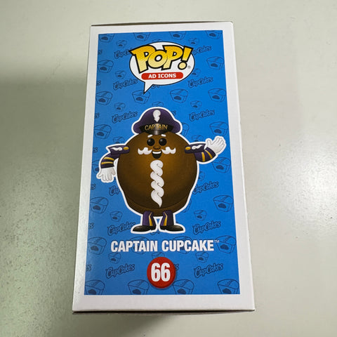 BOX FLAWS VIEW PHOTOS Captain Cupcake Funko Pop AD ICONS 66 Vinyl Figure