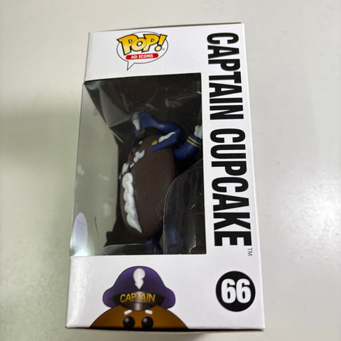 BOX FLAWS VIEW PHOTOS Captain Cupcake Funko Pop AD ICONS 66 Vinyl Figure