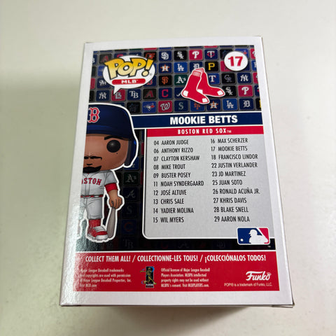 Mookie Betts - Baseball MLB Funko Pop 67 Vinyl Figure (11.4 Cm L × 8.9 Cm W × 15.9 Cm H)