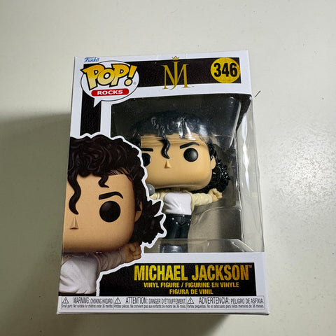 BOX FLAWS VIEW PHOTOS Michael Jackson (Superbowl) Funko Pop 346 Vinyl Figure (11.4 Cm L × 8.9 Cm W × 15.9 Cm H)