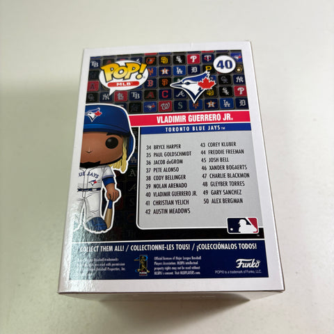Vladimir Guerrero Jr - Baseball MLB Funko Pop 40  Vinyl Figure (11.4 Cm L × 8.9 Cm W × 15.9 Cm H)