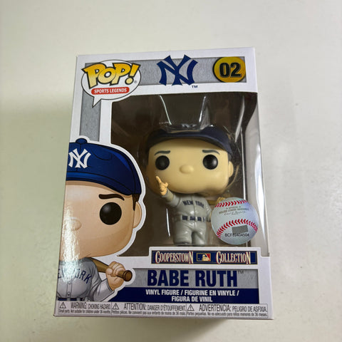 Babe Ruth - Baseball MLB Funko Pop 02  Vinyl Figure (11.4 Cm L × 8.9 Cm W × 15.9 Cm H)