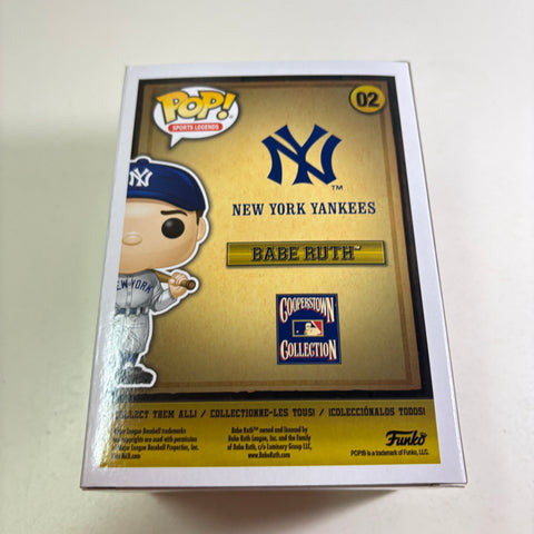 Babe Ruth - Baseball MLB Funko Pop 02  Vinyl Figure (11.4 Cm L × 8.9 Cm W × 15.9 Cm H)