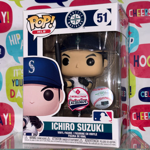 Ichiro Suzuki - Baseball MLB Funko Pop 51  Vinyl Figure (11.4 Cm L × 8.9 Cm W × 15.9 Cm H)