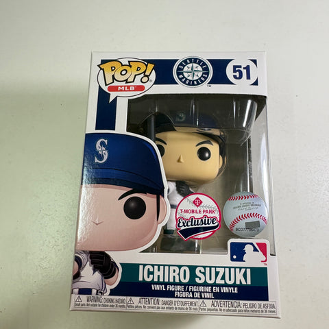 Ichiro Suzuki - Baseball MLB Funko Pop 51  Vinyl Figure (11.4 Cm L × 8.9 Cm W × 15.9 Cm H)