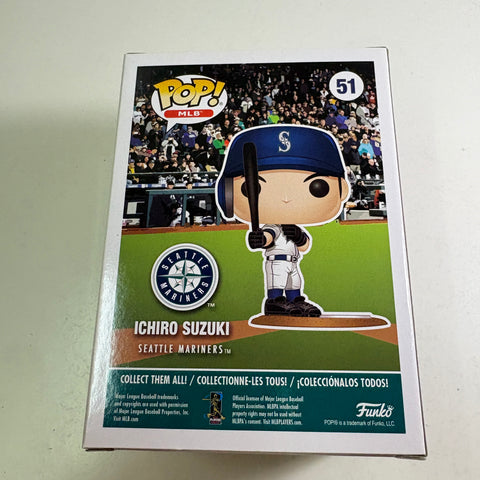 Ichiro Suzuki - Baseball MLB Funko Pop 51  Vinyl Figure (11.4 Cm L × 8.9 Cm W × 15.9 Cm H)