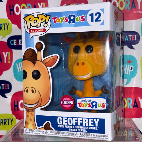 BOX FLAWS VIEW PHOTOS Geoffrey (Flocked) - Funko Pop Vinyl Figure 12 Exclusive