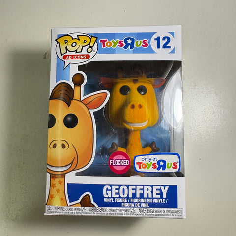 BOX FLAWS VIEW PHOTOS Geoffrey (Flocked) - Funko Pop Vinyl Figure 12 Exclusive