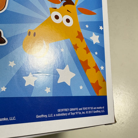 BOX FLAWS VIEW PHOTOS Geoffrey (Flocked) - Funko Pop Vinyl Figure 12 Exclusive
