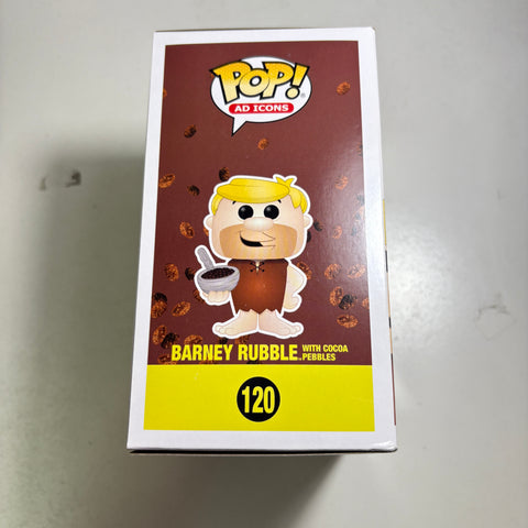Barney Rubble with Cocoa Pebbles - Funko Pop Ad Icons 120 Vinyl Figure Collectible
