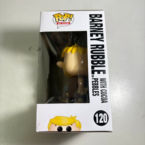 Barney Rubble with Cocoa Pebbles - Funko Pop Ad Icons 120 Vinyl Figure Collectible
