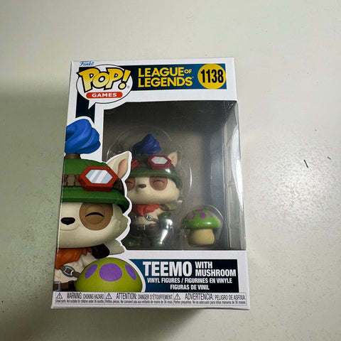Teemo with Mushroom - League of Legends Funko Pop 1138 Vinyl Figure (11.4 Cm L × 8.9 Cm W × 15.9 Cm H)
