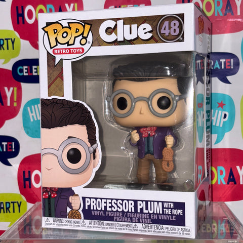 Professor Plum with Rope - CLUE Funko Pop Retro Toys 48 Vinyl Figure Collectible
