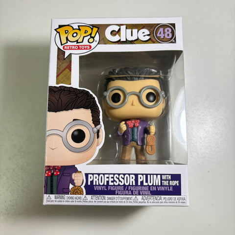 Professor Plum with Rope - CLUE Funko Pop Retro Toys 48 Vinyl Figure Collectible