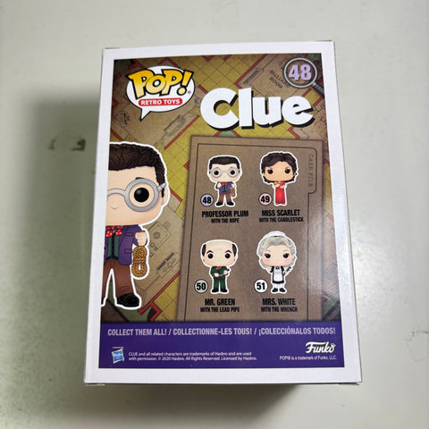 Professor Plum with Rope - CLUE Funko Pop Retro Toys 48 Vinyl Figure Collectible