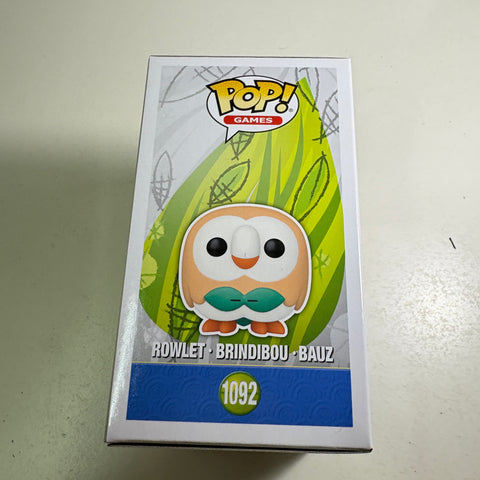 Rowlet - Pokemon Funko Pop 1092 Vinyl Figure (11.4 Cm L × 8.9 Cm W × 15.9 Cm H)