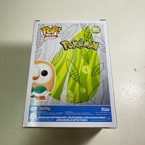 Rowlet - Pokemon Funko Pop 1092 Vinyl Figure (11.4 Cm L × 8.9 Cm W × 15.9 Cm H)