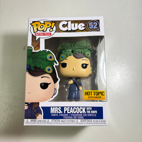 Mrs. Peacock  - CLUE Funko Pop Retro Toys 52 Vinyl Figure Collectible Exclusive