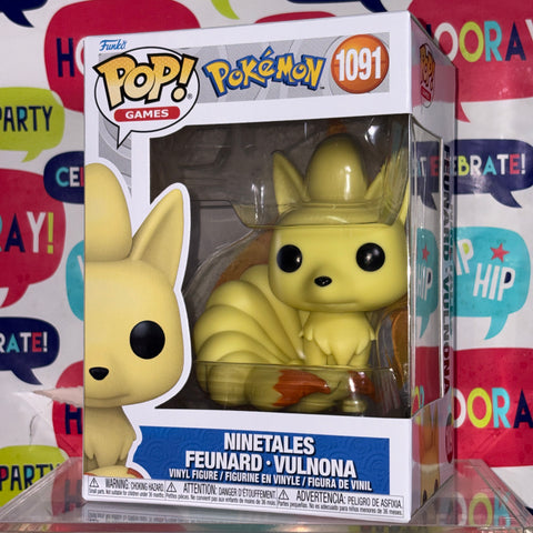 Ninetales - Pokemon Funko Pop 1091 Vinyl Figure (11.4 Cm L × 8.9 Cm W × 15.9 Cm H)