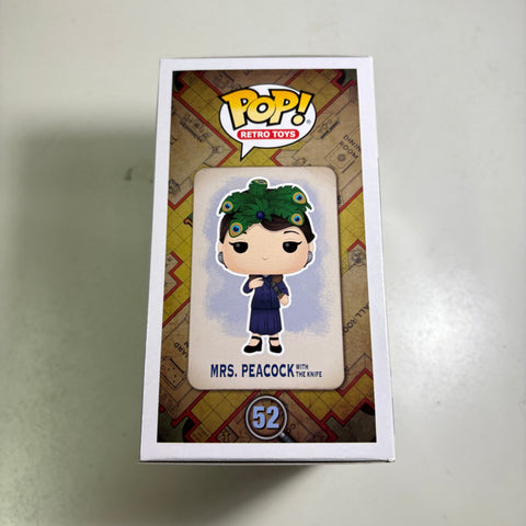 Mrs. Peacock  - CLUE Funko Pop Retro Toys 52 Vinyl Figure Collectible Exclusive