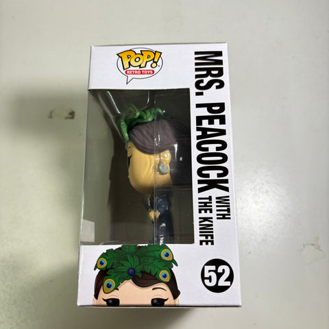 Mrs. Peacock  - CLUE Funko Pop Retro Toys 52 Vinyl Figure Collectible Exclusive
