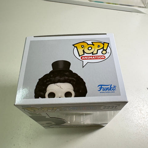 Brook - One Piece Funko Pop 2231 Vinyl Figure (11.4 Cm L × 8.9 Cm W × 15.9 Cm H)