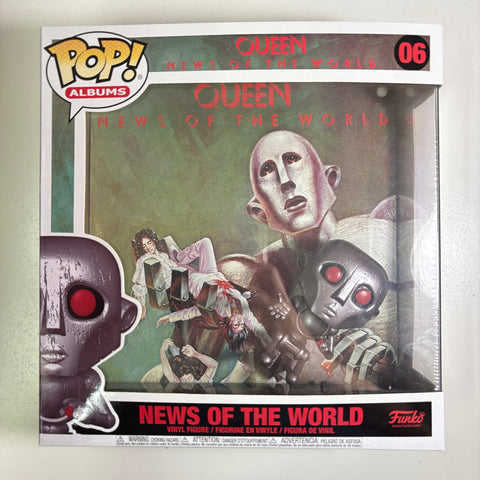 CROOKED FIGURE VIEW PHOTOS News of the World - QUEEN Funko Pop ALBUM Rocks 06 Vinyl Figure