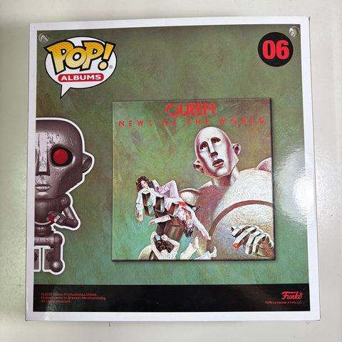 CROOKED FIGURE VIEW PHOTOS News of the World - QUEEN Funko Pop ALBUM Rocks 06 Vinyl Figure