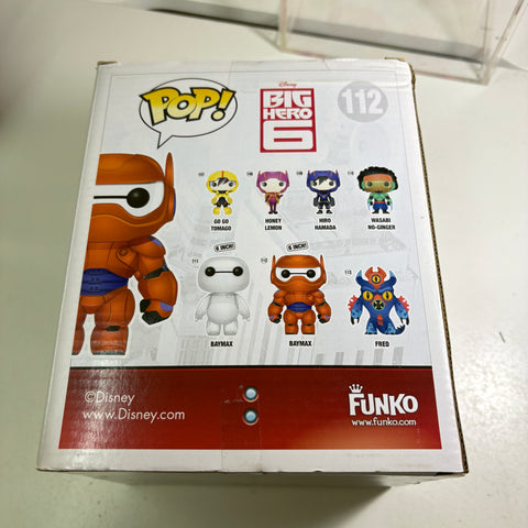 BOX DAMAGE VIEW PHOTOS Baymax - Big Hero 6 Disney Funko Pop 112 Vinyl Figure (22.8 Cm L × 16.5 Cm W × 14 Cm H)