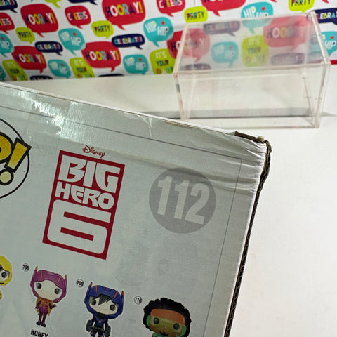 BOX DAMAGE VIEW PHOTOS Baymax - Big Hero 6 Disney Funko Pop 112 Vinyl Figure (22.8 Cm L × 16.5 Cm W × 14 Cm H)