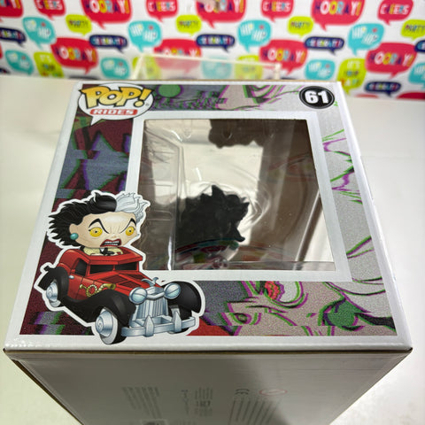 BOX FLAWS VIEW PHOTOS Cruella in Car - 101 Dalmatians Disney Funko Pop 61 Vinyl Figure (33.0 Cm L × 12.1 Cm W × 20.3 Cm H)