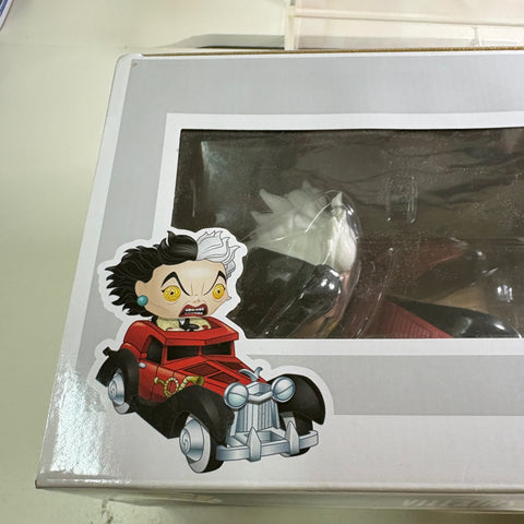 BOX FLAWS VIEW PHOTOS Cruella in Car - 101 Dalmatians Disney Funko Pop 61 Vinyl Figure (33.0 Cm L × 12.1 Cm W × 20.3 Cm H)