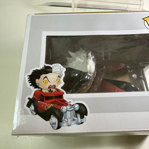 BOX FLAWS VIEW PHOTOS Cruella in Car - 101 Dalmatians Disney Funko Pop 61 Vinyl Figure (33.0 Cm L × 12.1 Cm W × 20.3 Cm H)