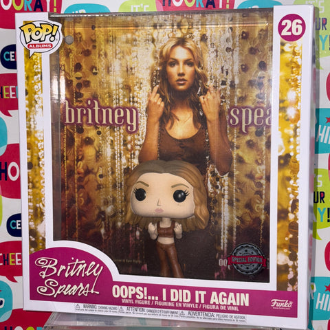 Oops I did it Again - Britney Spears Funko Pop ALBUM Rocks 26 Vinyl Figure Exclusive