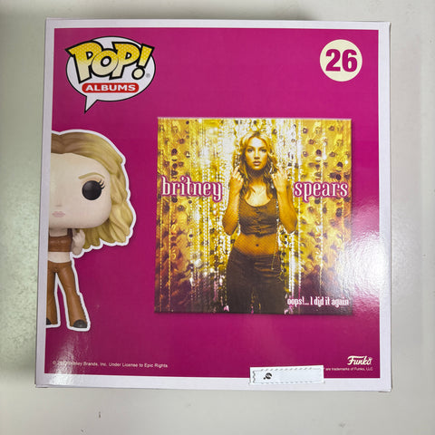 Oops I did it Again - Britney Spears Funko Pop ALBUM Rocks 26 Vinyl Figure Exclusive
